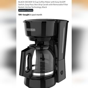 Black Decker Coffee Maker